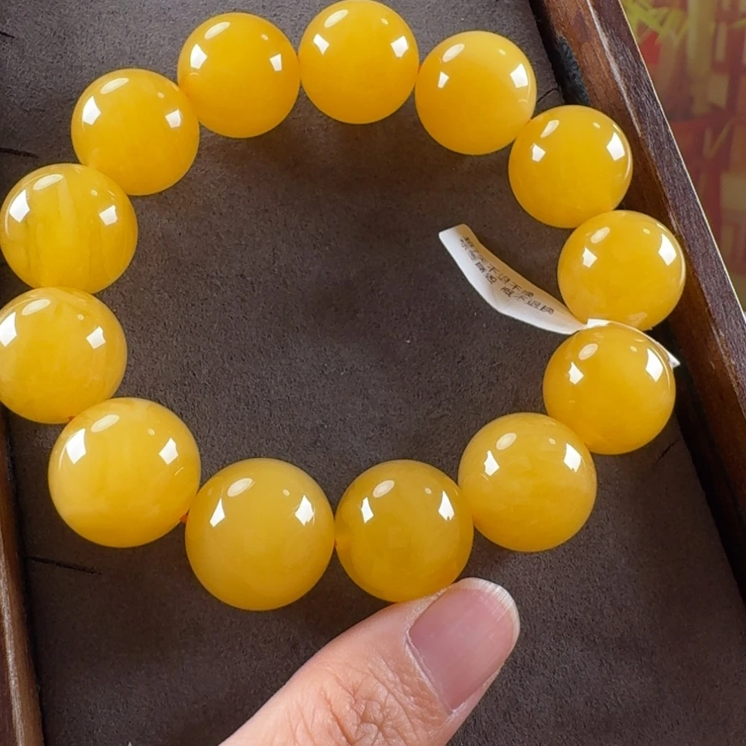 蜜蜡毛衣链未镶嵌