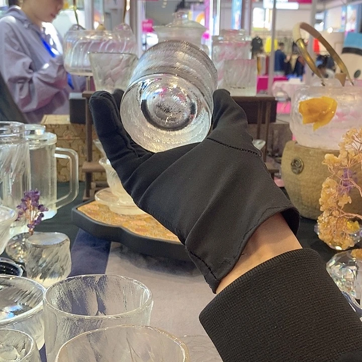 水晶玻璃无盖款竹节杯