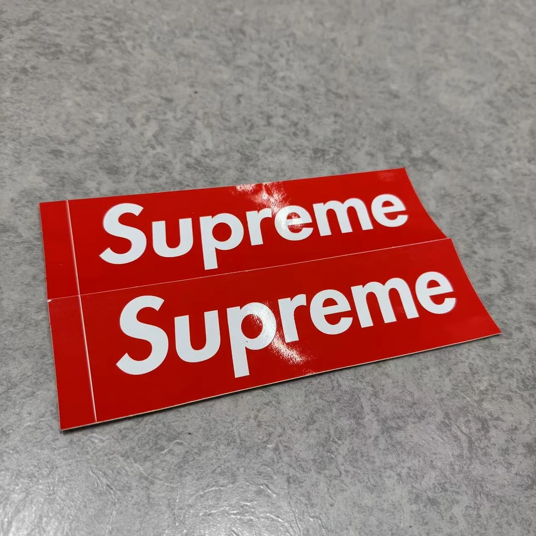 sup 红色BOX LOGO 贴纸 三张装 2506080105