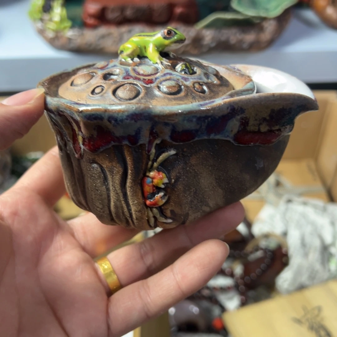 紫砂茶宠放漏场，全都漏