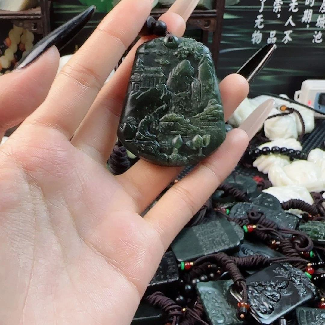 未镶嵌和田玉挂件