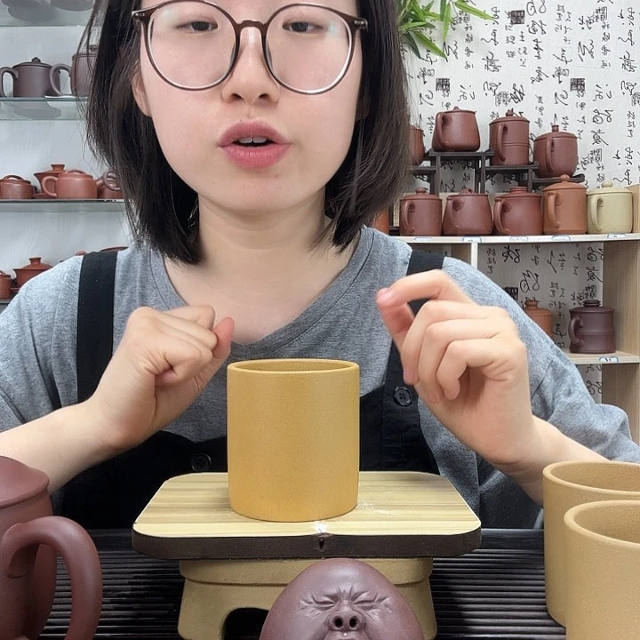 茶杯紫砂原矿黄段主人杯250CC左右没礼盒尾单微瑕