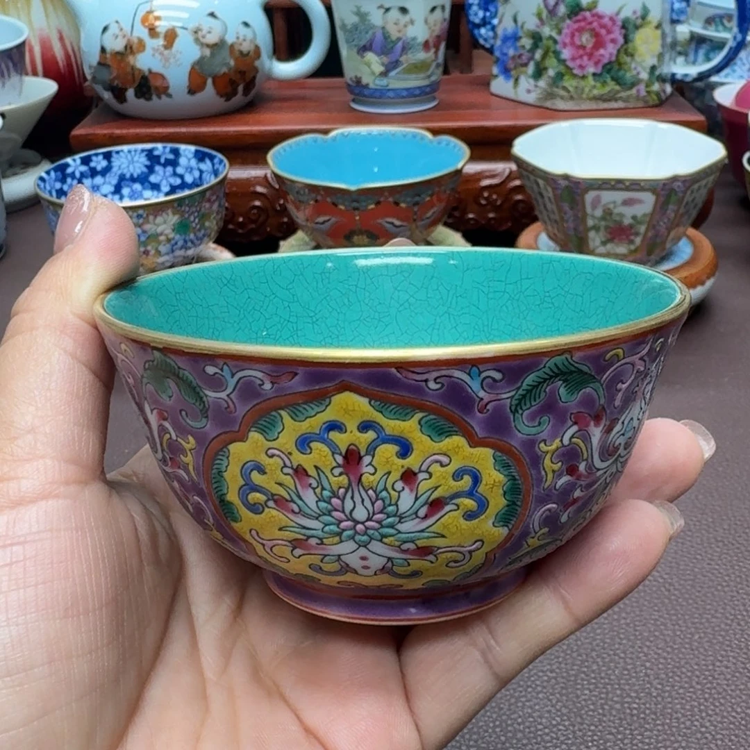瓷片景德镇仿古手工制作精品展示