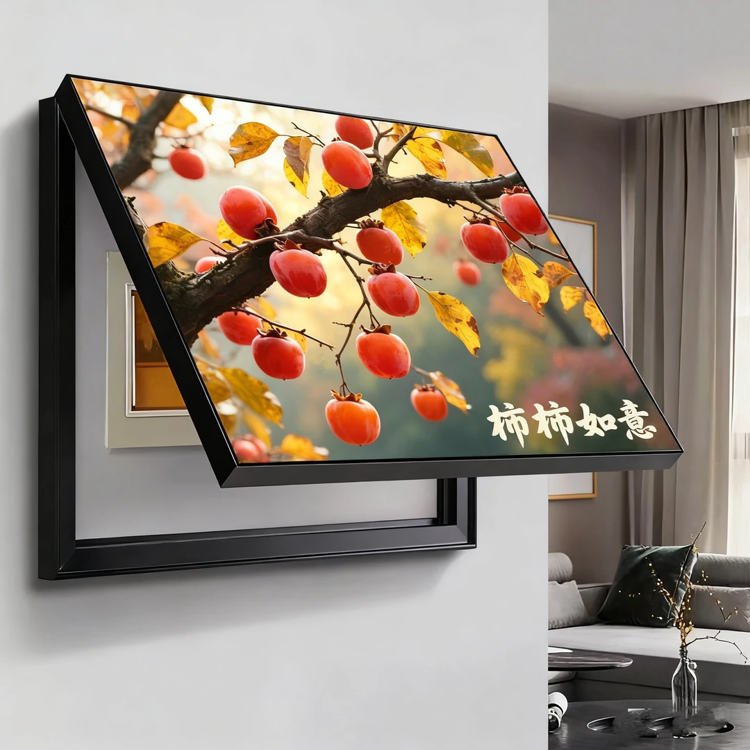 简约设计免打孔电表箱遮挡画遮挡总开关配电箱电闸盒挂画装饰画