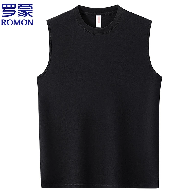 2025夏季凉感透气背心纯色男士运动休闲圆领无袖百搭外穿上衣男