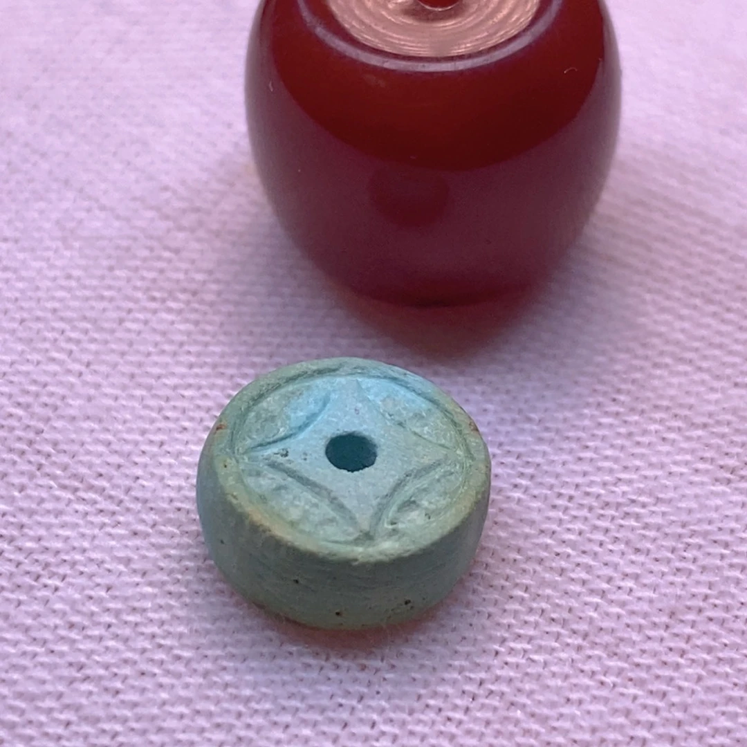 未镶嵌原矿玛瑙/玉髓金钱珠