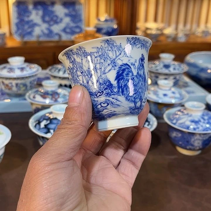 錡镇堂手工手绘杯