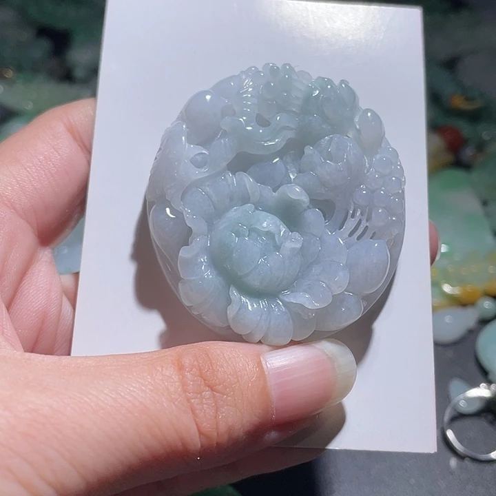 颈饰未镶嵌翡翠天