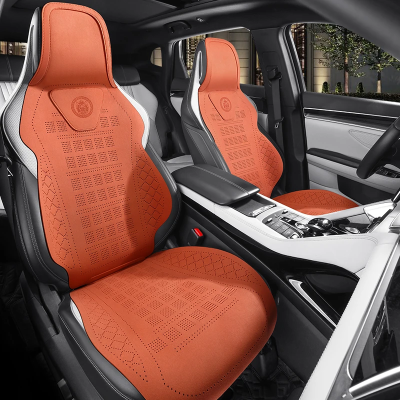 适用于奔驰C级翻毛皮马鞍垫22-25款汽车坐垫四季通用坐垫 C260