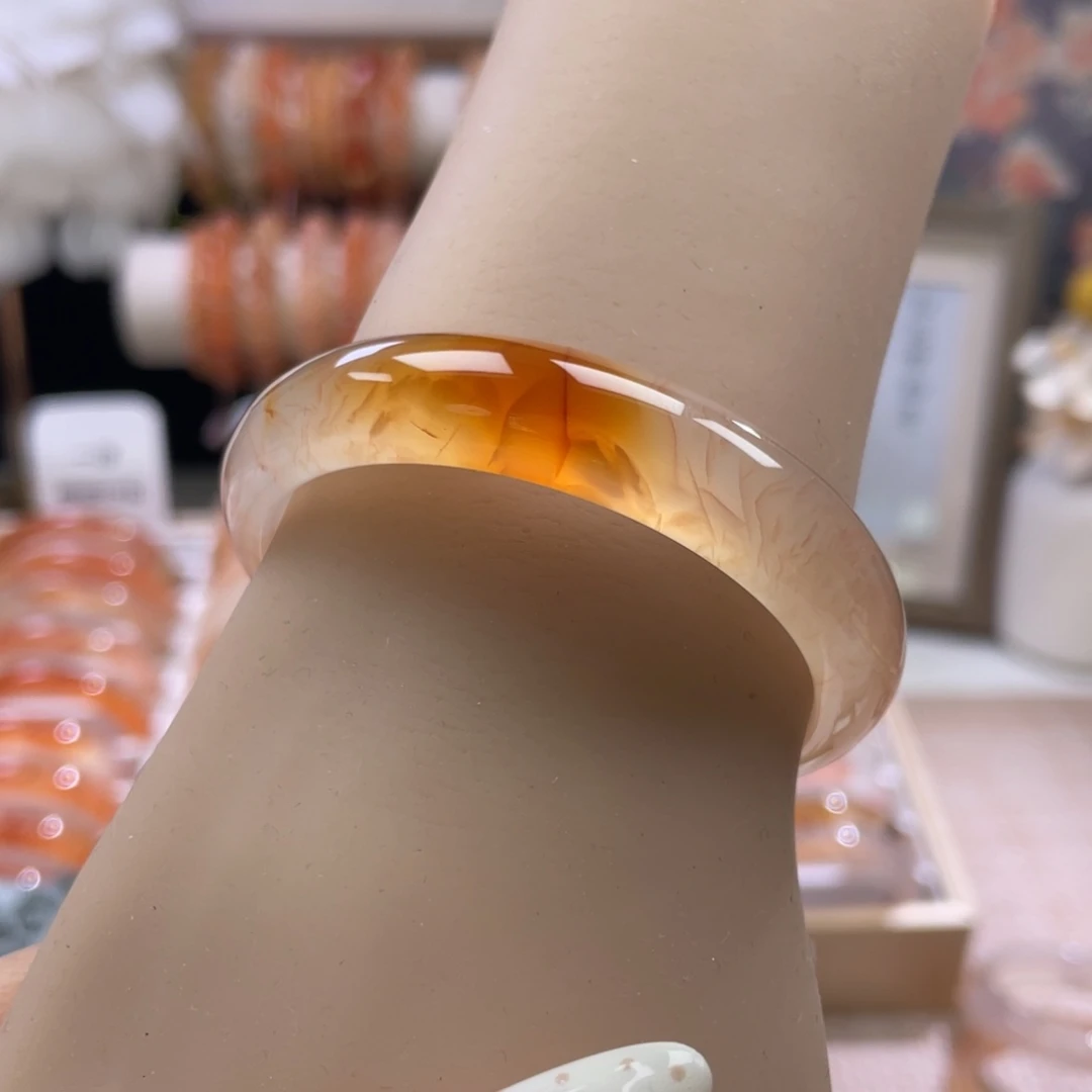 玛瑙/玉髓未镶嵌手镯50.4mm