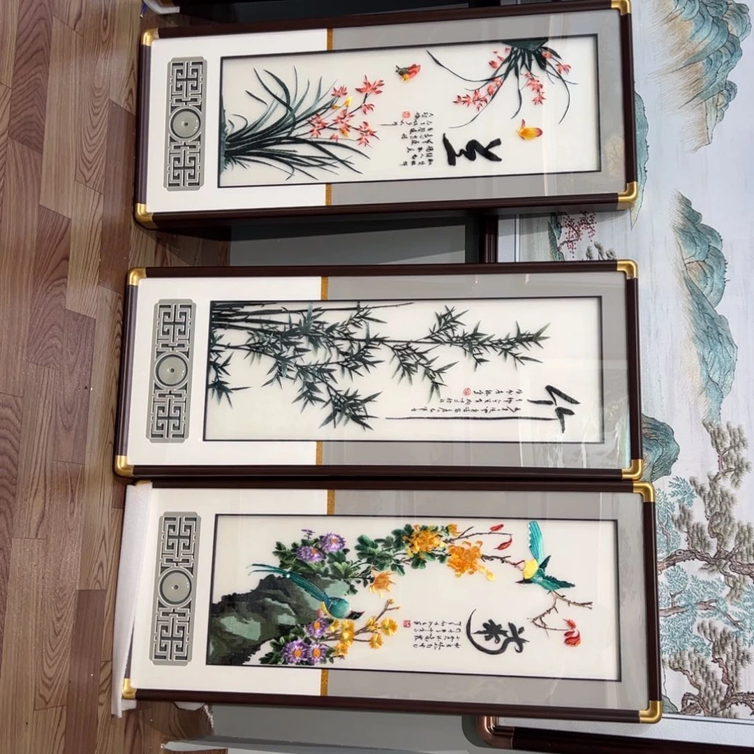 横款电镀实木不安装