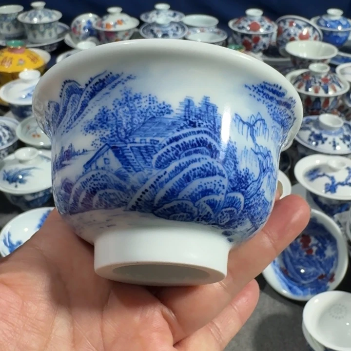 景德镇手工手绘杯