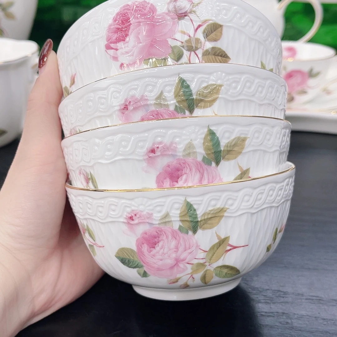 骨瓷饭碗4个////：：：