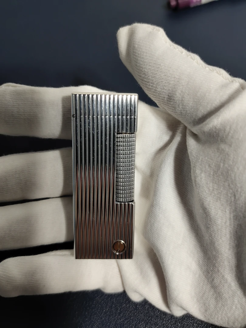 DXL打火机镀银竖条纹五代1012367