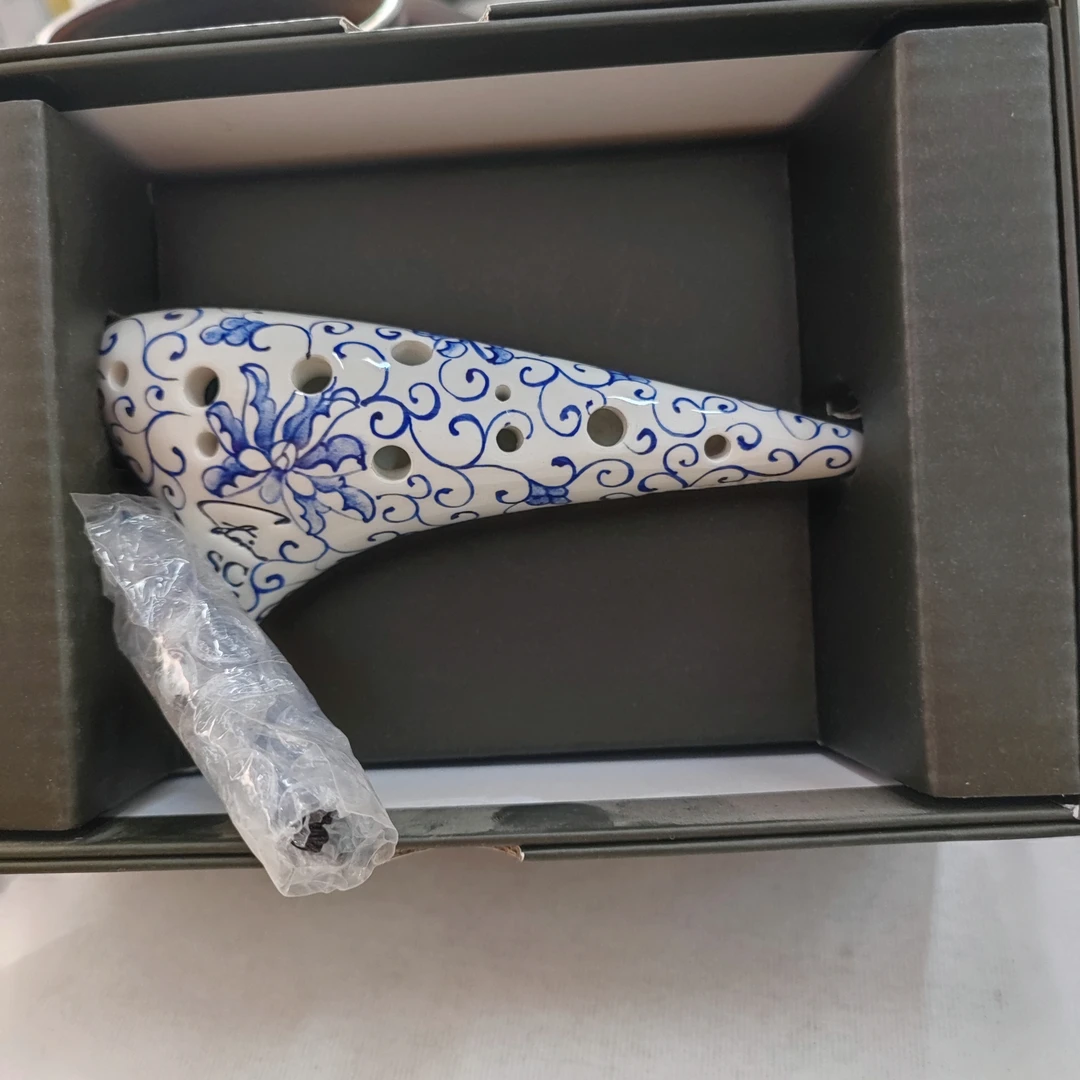 风雅陶笛12孔青花SC高音C调