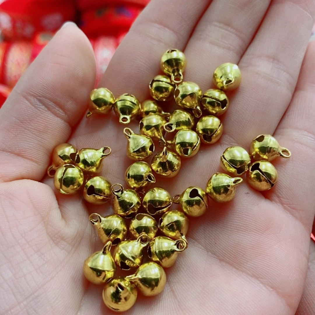 卡8金色铜铃铛100个