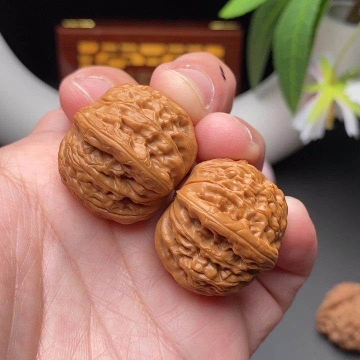 文玩核桃把件磨盘31