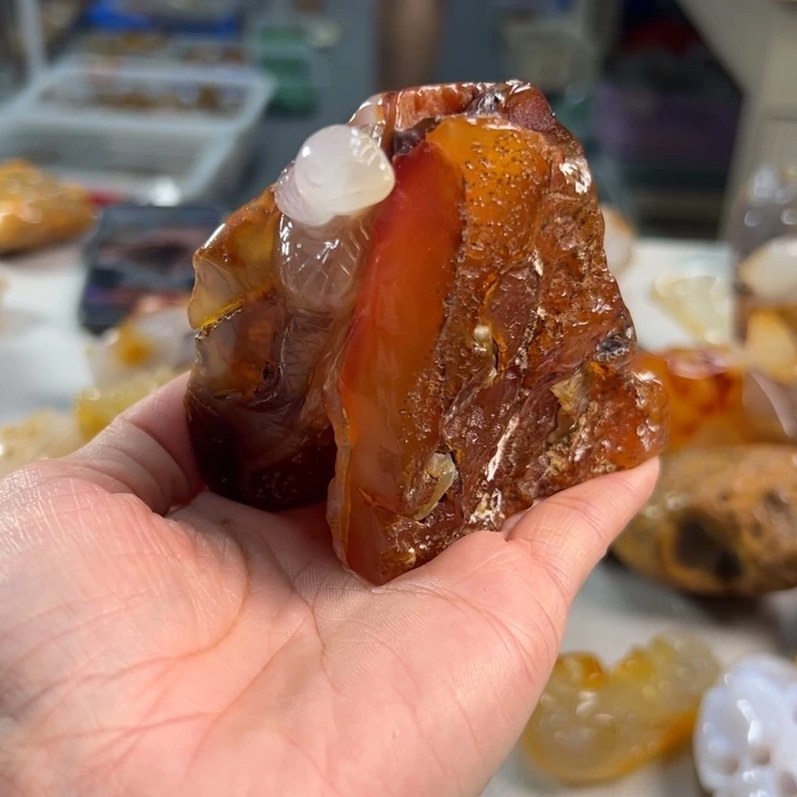 玛瑙/玉髓吊坠(不含链)未镶嵌