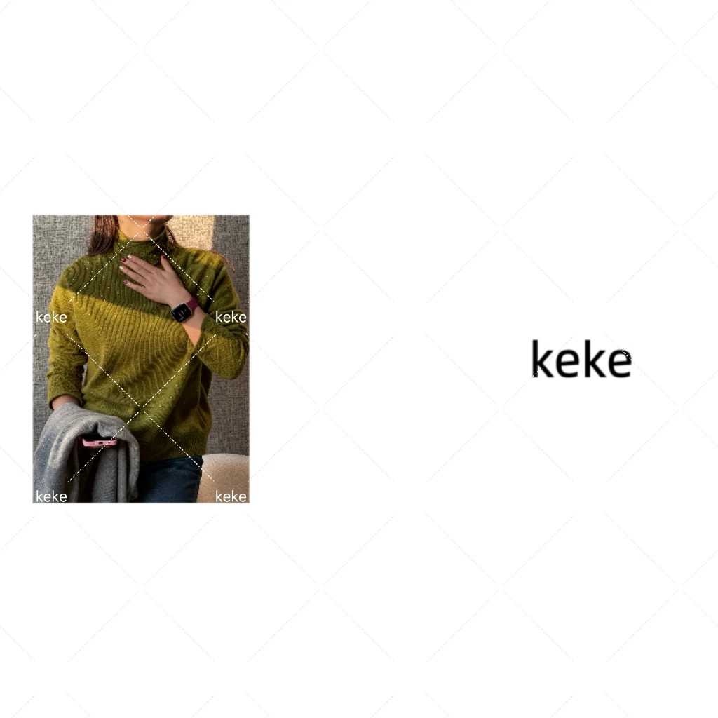 【可可好物分享】元旦福利半高领钉珠毛衣