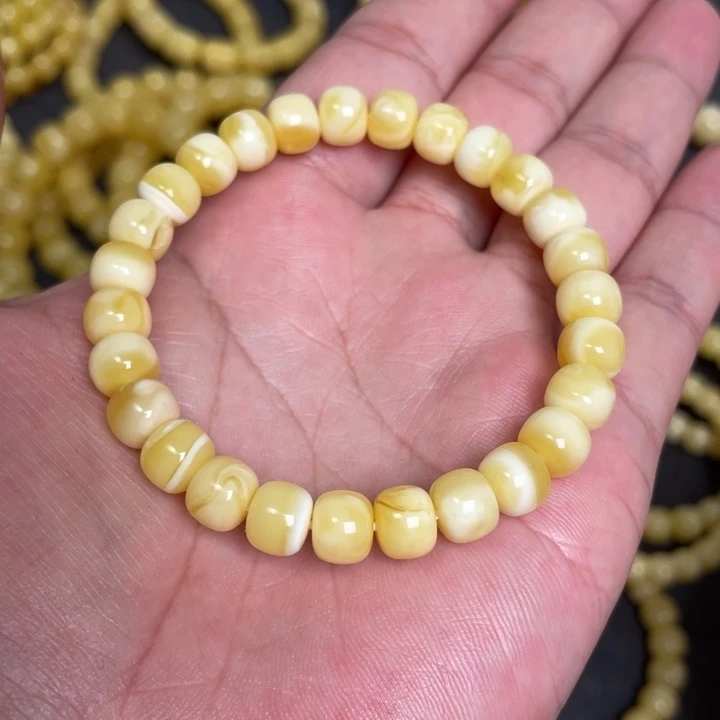 蜜蜡未镶嵌裸石蜜蜡手串8.2mm