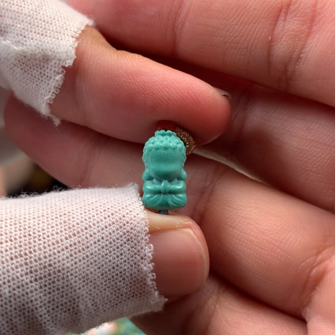 绿松石未镶嵌挂件