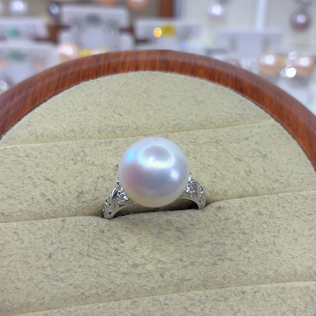 戒指合金淡水珍珠