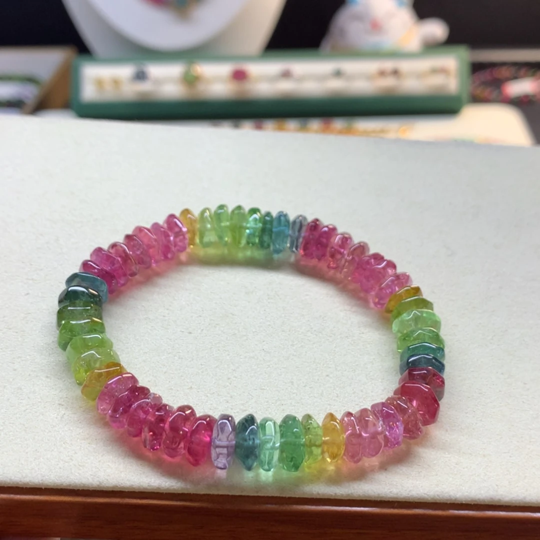 【闪购商品】碧玺手串未镶嵌盘珠9mm