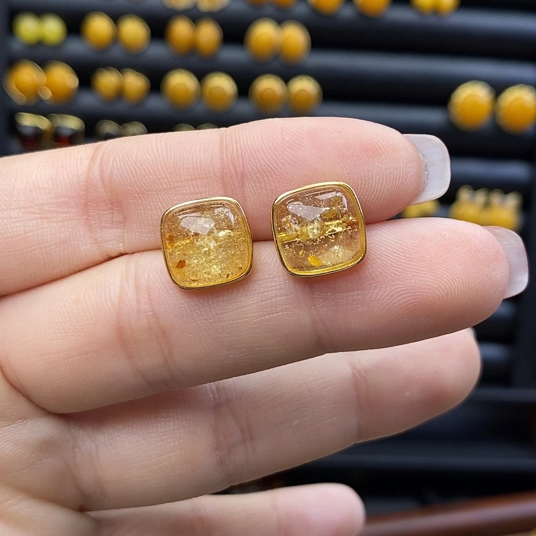 琥珀未镶嵌裸石成品