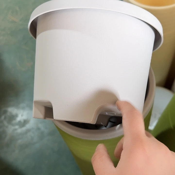 球根盆2号灰白无托10个