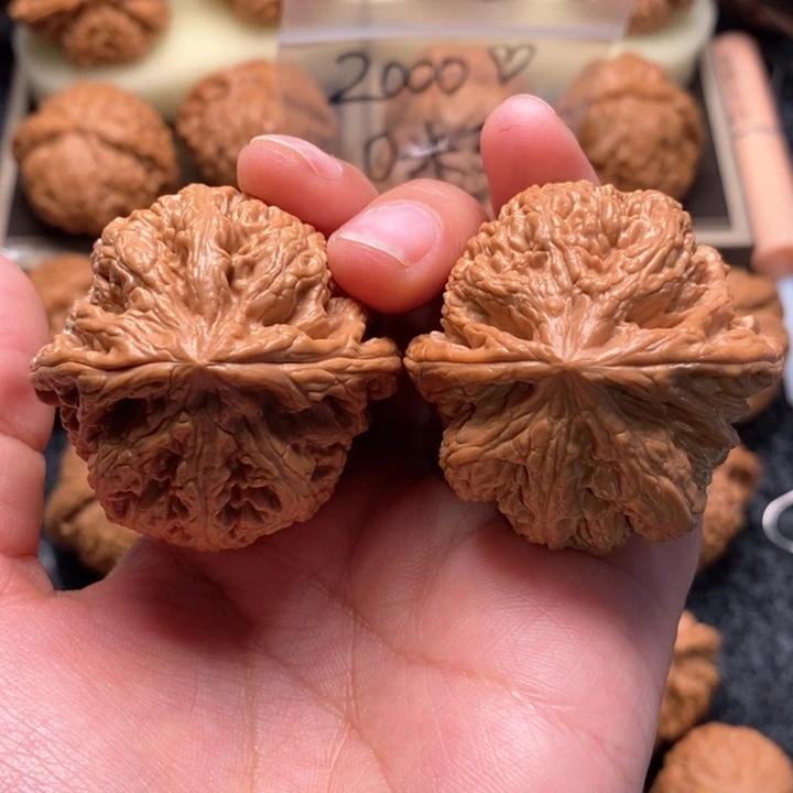 文玩核桃把件精品粗筋43