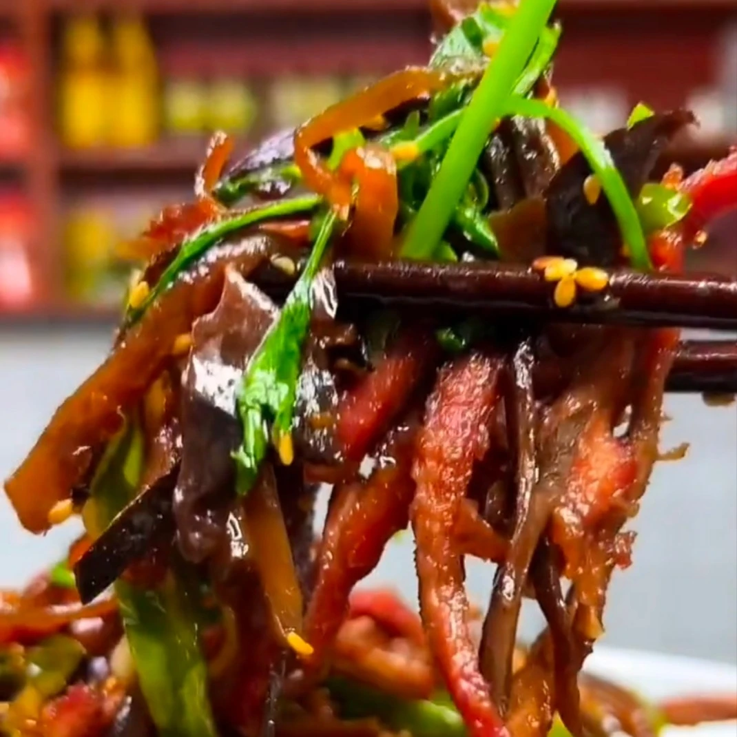 苏北农家特色菜拉各丝牛肉徐州邳州新沂宿迁下饭菜香格里拉包邮