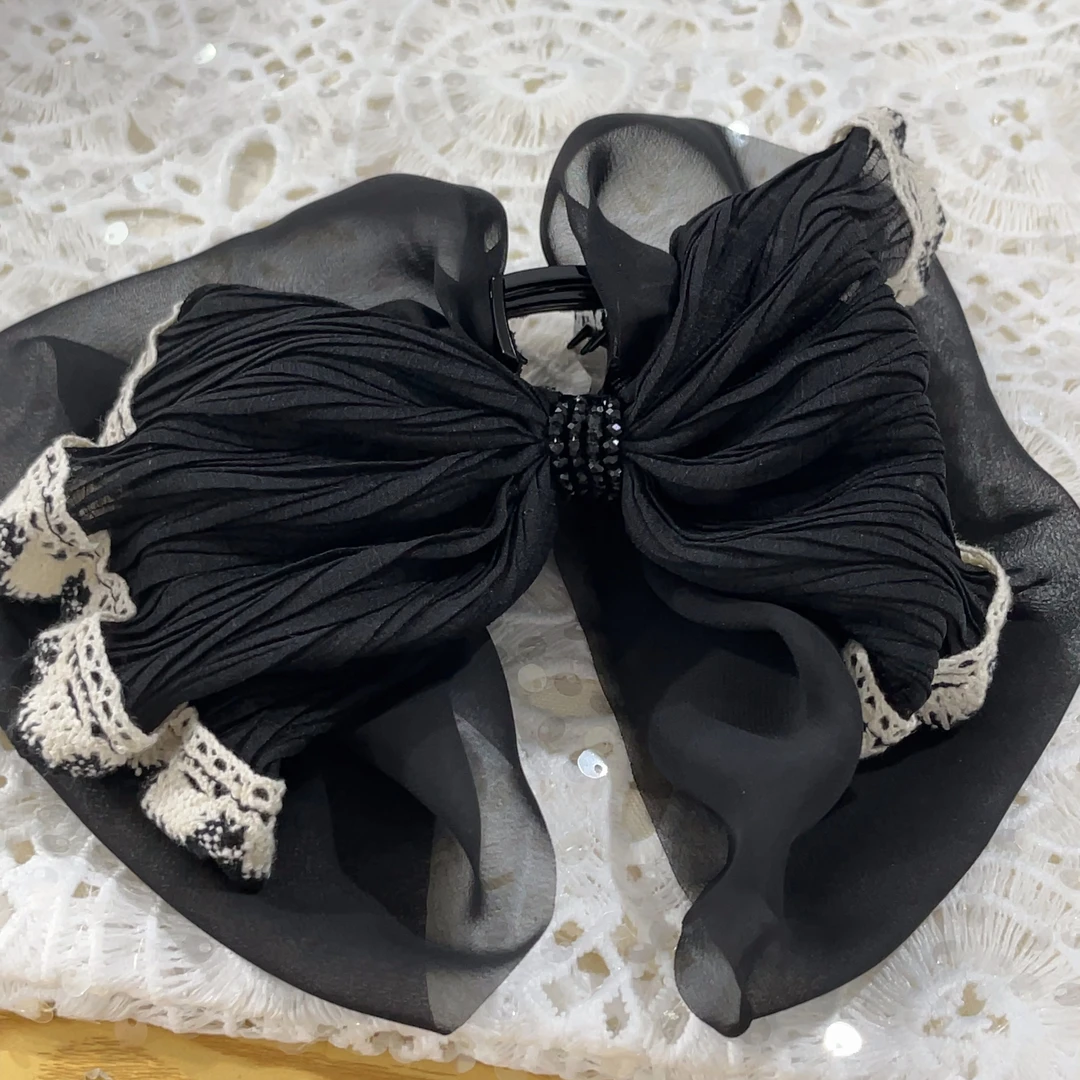 E867黑色高货马尾抓夹