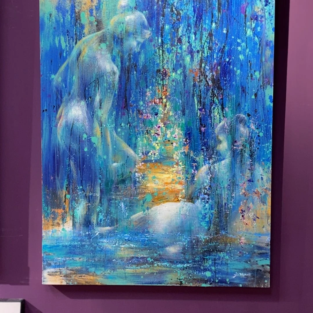 行***野油画95.120尺寸作品