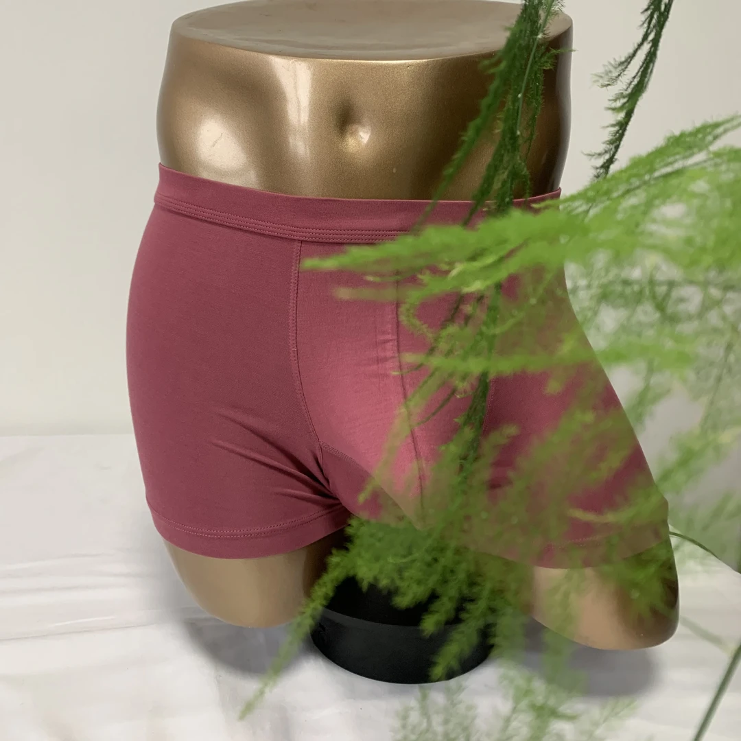 威尔美舒适透气时尚男士莫代尔平角内裤