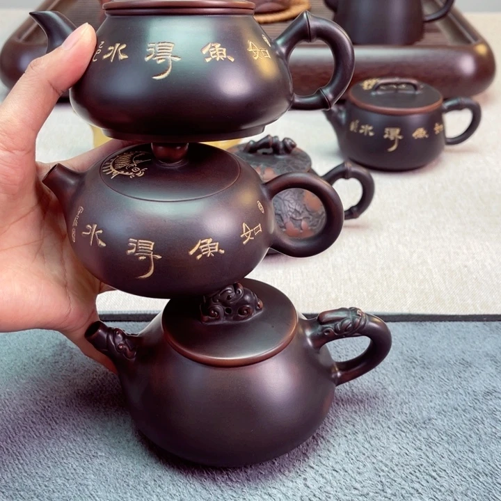 壶好**好竹韵外盖200毫升壶