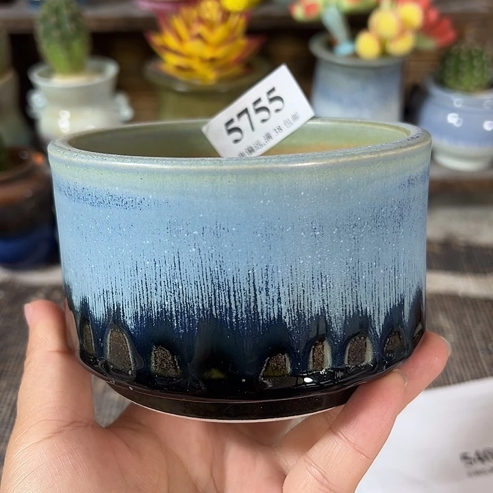 口10高7 手工花盆满30包邮