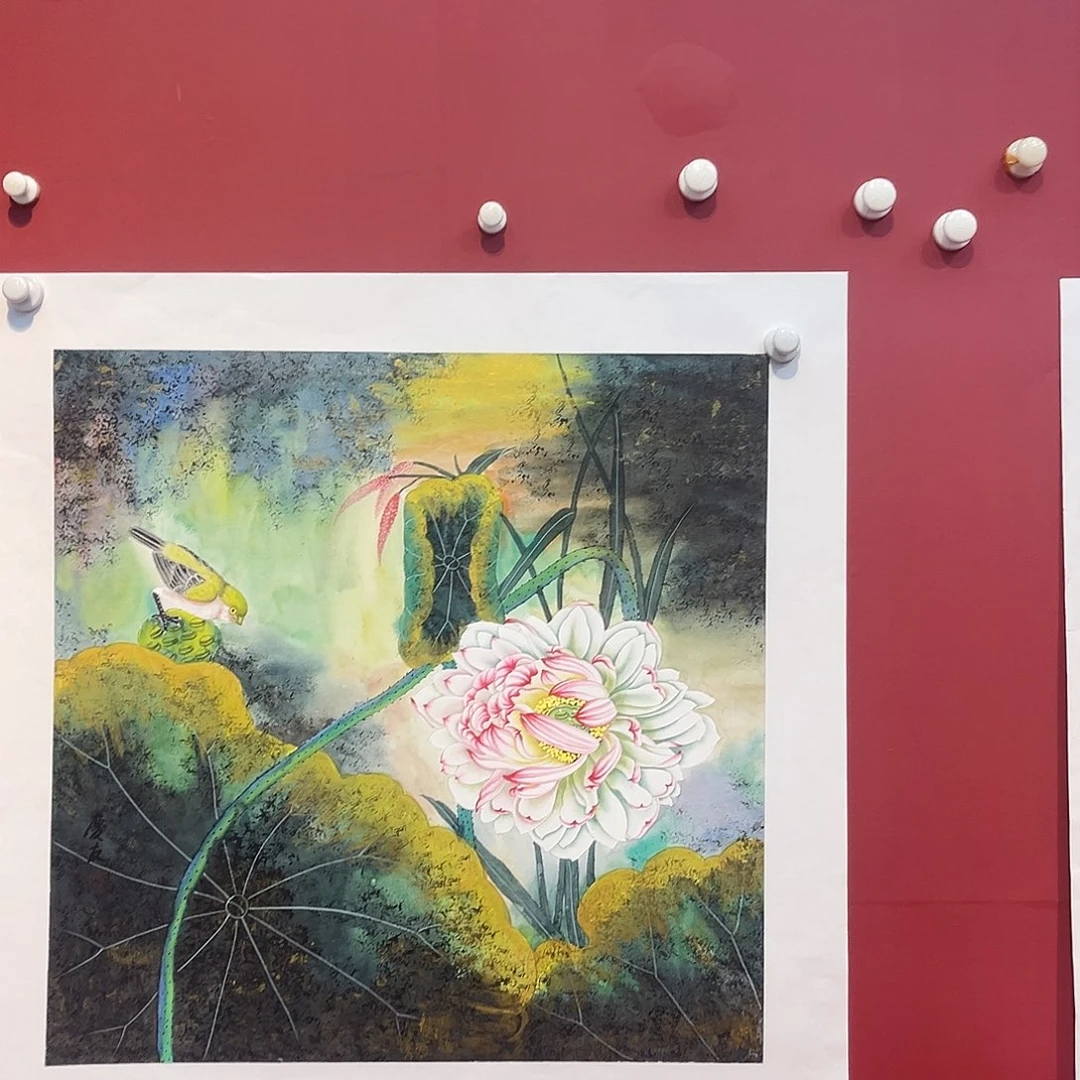 国画满艺字画手绘作品。
