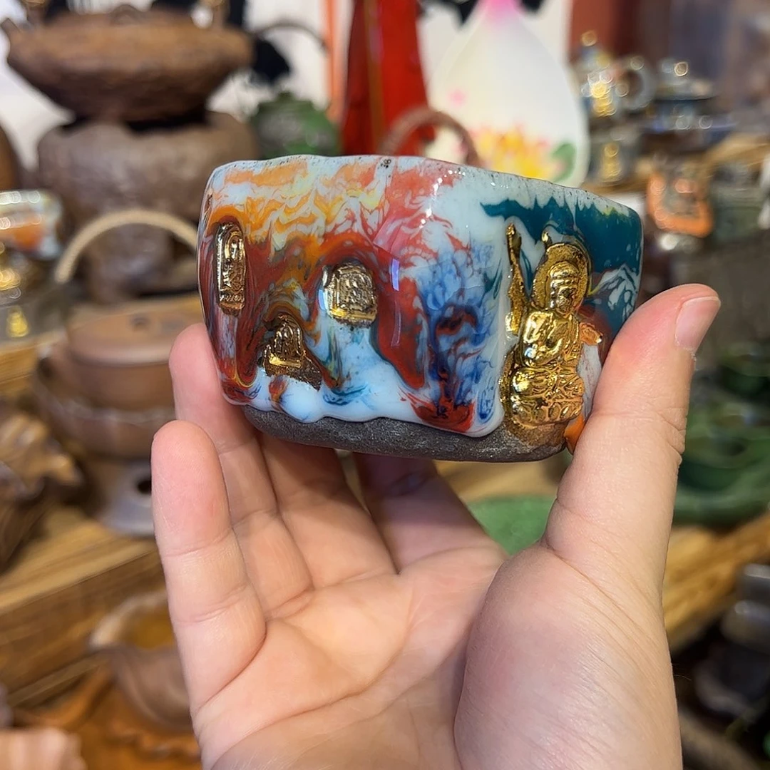 可以养的粗陶原矿老岩泥茶器