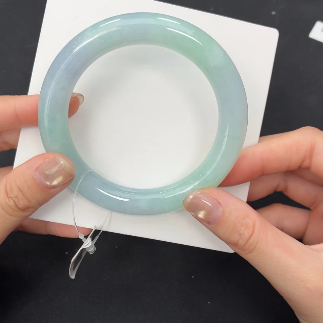 翡翠未镶嵌手镯5859