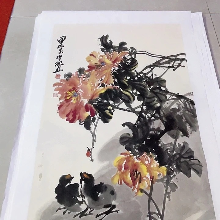国画张圣敏先生纯手绘作品