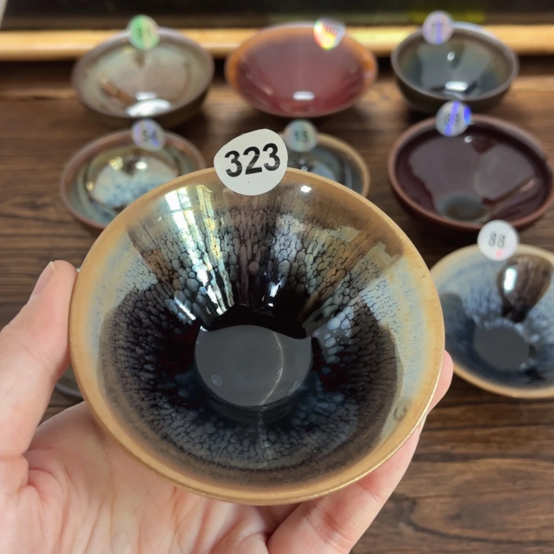 茶盏一*林杰幽兰斗笠电烧