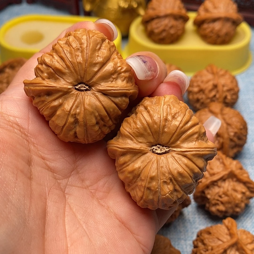 把件文玩核桃毕业南瓜墩42尺全品