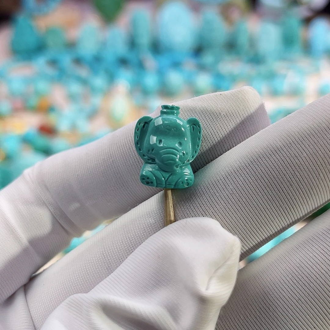 绿松石珠宝奇石未镶嵌