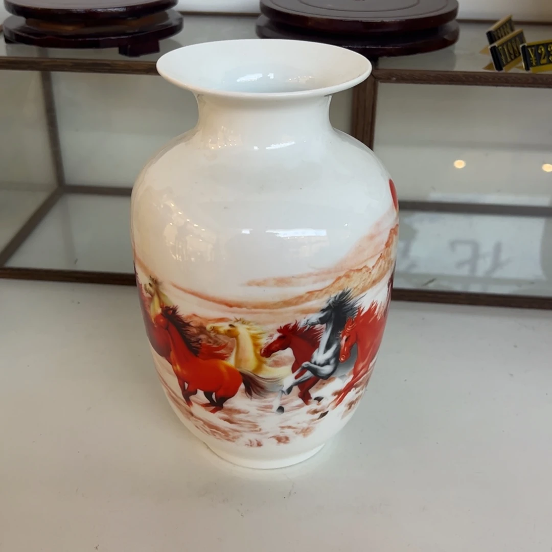 摆件陶22cm马到成功