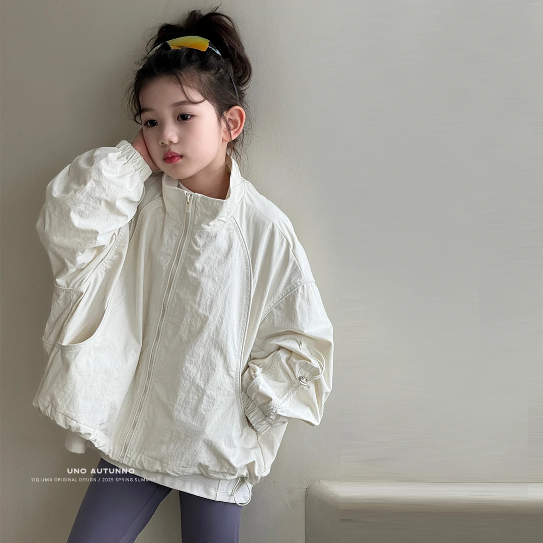 现货「UNO AUTUNNO」【秋岁时】塔丝隆工装布女中大童长袖外套GQ6101