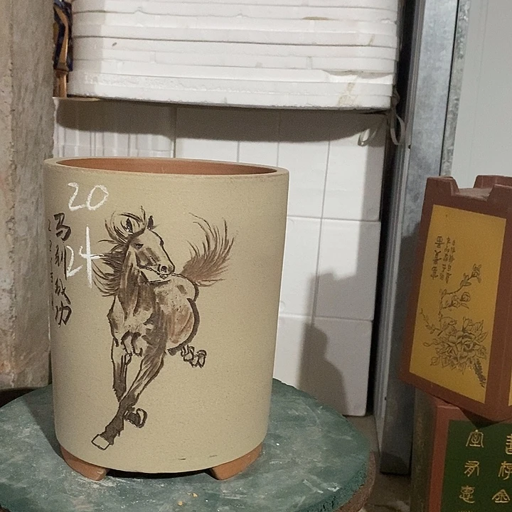 紫砂花盆紫砂花盆