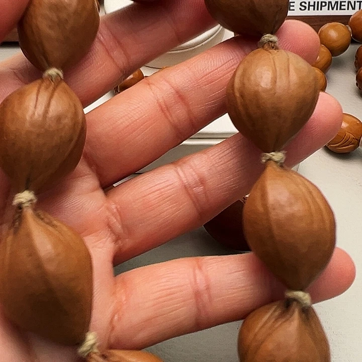 橄榄核手串/手链原皮，素核