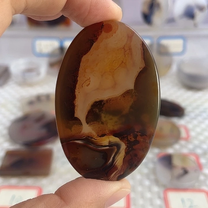 玛瑙/玉髓合金颈饰