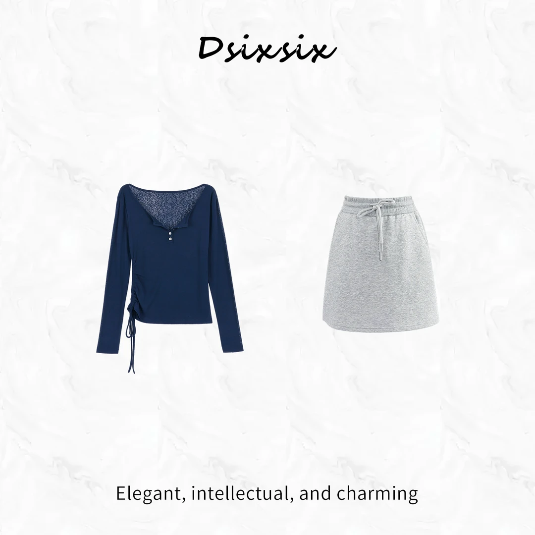 Yeah Me/也觅【轻氧少女】夏季新款简约设计感休闲日常穿搭套装女