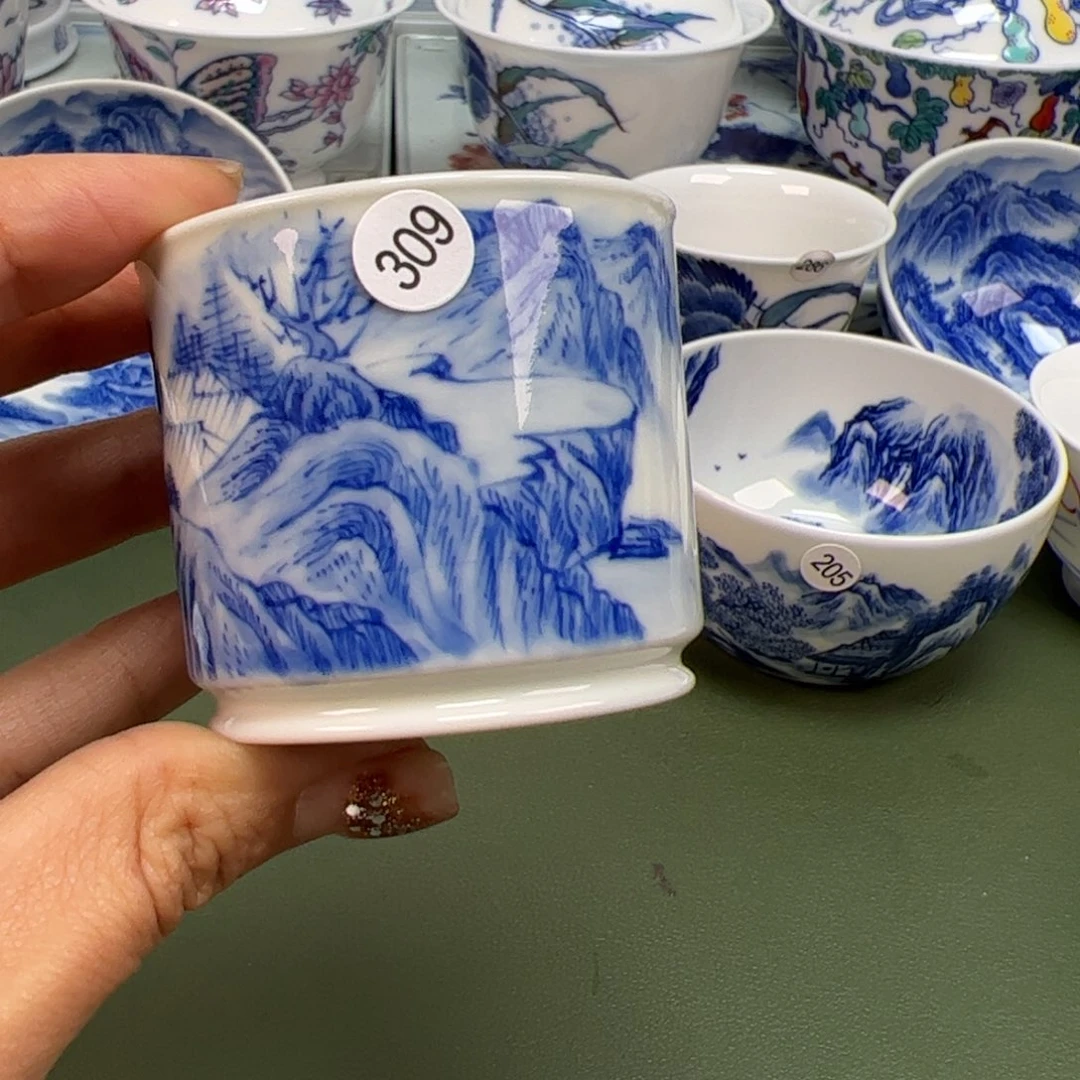 杯沙沙手工手绘茶具309